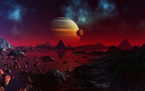 Cool Desktop Sci-fi Planet Wallpaper
