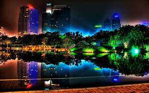 Cool Desktop Singapore City Lights Wallpaper