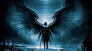 Cool Devil Dark Blue Sky Wallpaper
