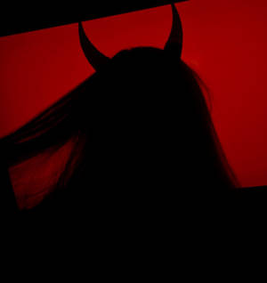 Cool Devil Woman Shadow Wallpaper