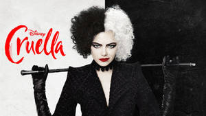 Cool Disney's Cruella Poster Wallpaper