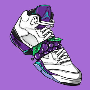 Cool Drip Jordan Shoe Wallpaper