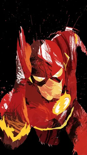 Cool Flash Fanart Painting Wallpaper