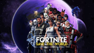 Cool Fortnite Character Selection Wallpaper