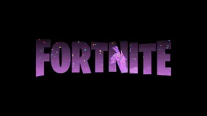 Cool Fortnite Logo Background Wallpaper