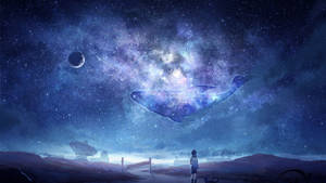 Cool Galaxy Celestial Whale Wallpaper