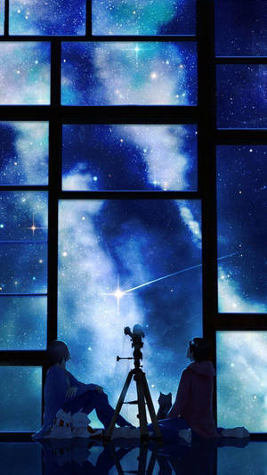 Cool Galaxy Couple Wallpaper