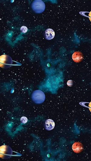 Cool Galaxy Planets Wallpaper