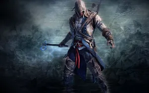 Cool Guy Connor Kenway From Assassin's Creed Wallpaper
