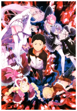 Cool Hd Artwork Subaru In Re Zero Wallpaper