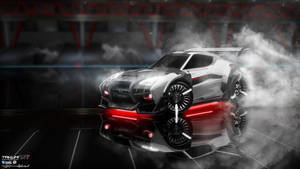 Cool Hd Dark Aesthetic Rocket League Wallpaper