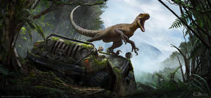 Cool Hd Raptor Dinosaur Wallpaper