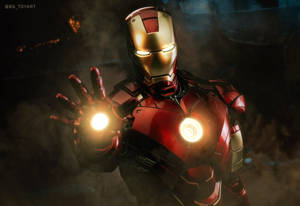 Cool Iron Man Pose Wallpaper