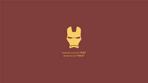 Cool Iron Man Quote Minimalist Wallpaper