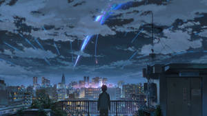 Cool Japanese Anime City Wallpaper