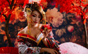 Cool Japanese Woman Wallpaper