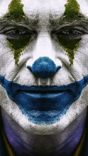 Cool Joker Close-up Face Wallpaper