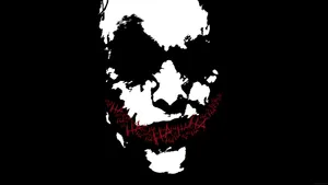 Cool Joker Ink Art Desktop Wallpaper