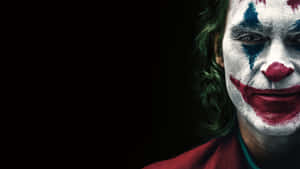 Cool Joker Red Lips Black Background Wallpaper