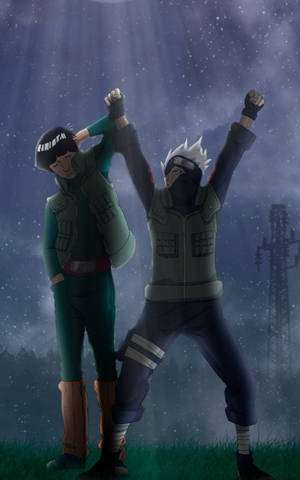 Cool Kakashi And Guy Wallpaper