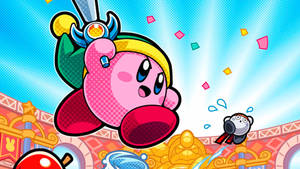 Cool Kirby Battle Ultra Hd Wallpaper