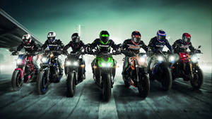 Cool Ktm Bike Riders Wallpaper