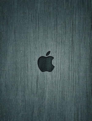 Cool Mac Logo Gray Wood Wallpaper