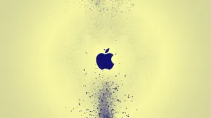 Cool Macbook Blue Logo Wallpaper