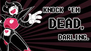 Cool Mettaton Knock Em Dead Wallpaper