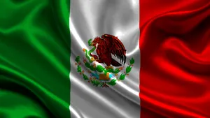 Cool Mexican Flag Graphic Art Wallpaper