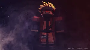 Cool Naruto Avatar In Roblox Wallpaper