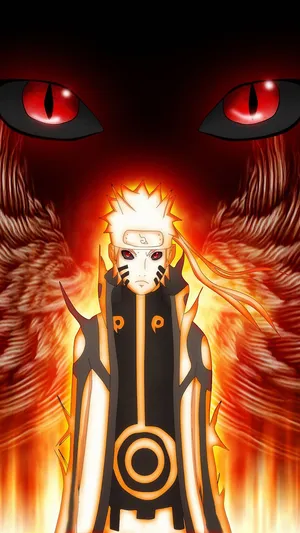 Cool Naruto Kurama Mode Wallpaper