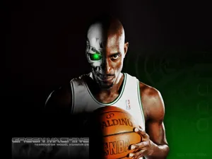 Cool Nba Kevin Garnett Poster Wallpaper