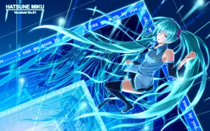 Cool Neon Hatsune Miku Hd Wallpaper