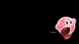 Cool Neon Pink Kirby Wallpaper