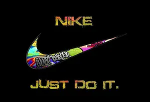Cool Nike Graffiti Logo Wallpaper