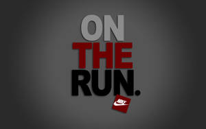 Cool Nike On The Run Wallpaper