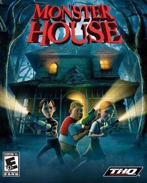 Cool Poster Of Monster House Wallpaper