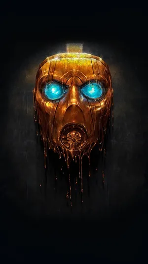 Cool Psycho Mask Of Borderlands Wallpaper