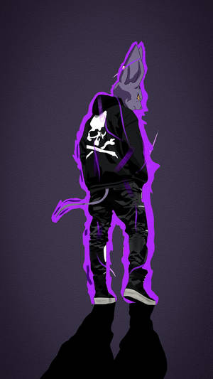 Cool Purple Drip Wallpaper