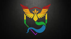 Cool Rainbow Phoenix With Pride Wallpaper