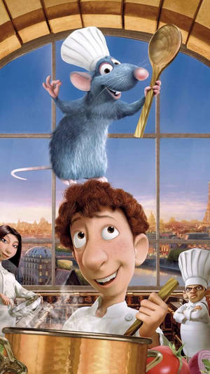 Cool Ratatouille Characters Wallpaper