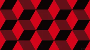 Cool Red Cubes Wallpaper