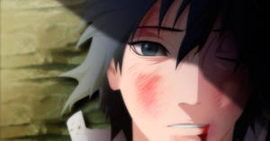 Cool Sasuke After A Battle Wallpaper