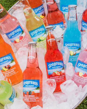 Cool Seagrams Cocktail Beverage Wallpaper