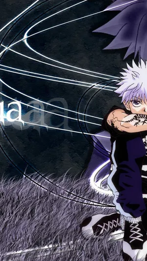 Cool Serious Killua Art Wallpaper
