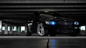 Cool Shiny Blue Bmw Wallpaper