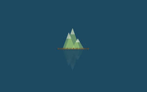 Cool Simple Mountain Graphic Wallpaper