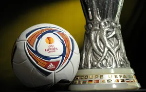 Cool Soccer And Uefa Championship Cup Wallpaper