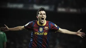 Cool Soccer Player David Villa Wallpaper
